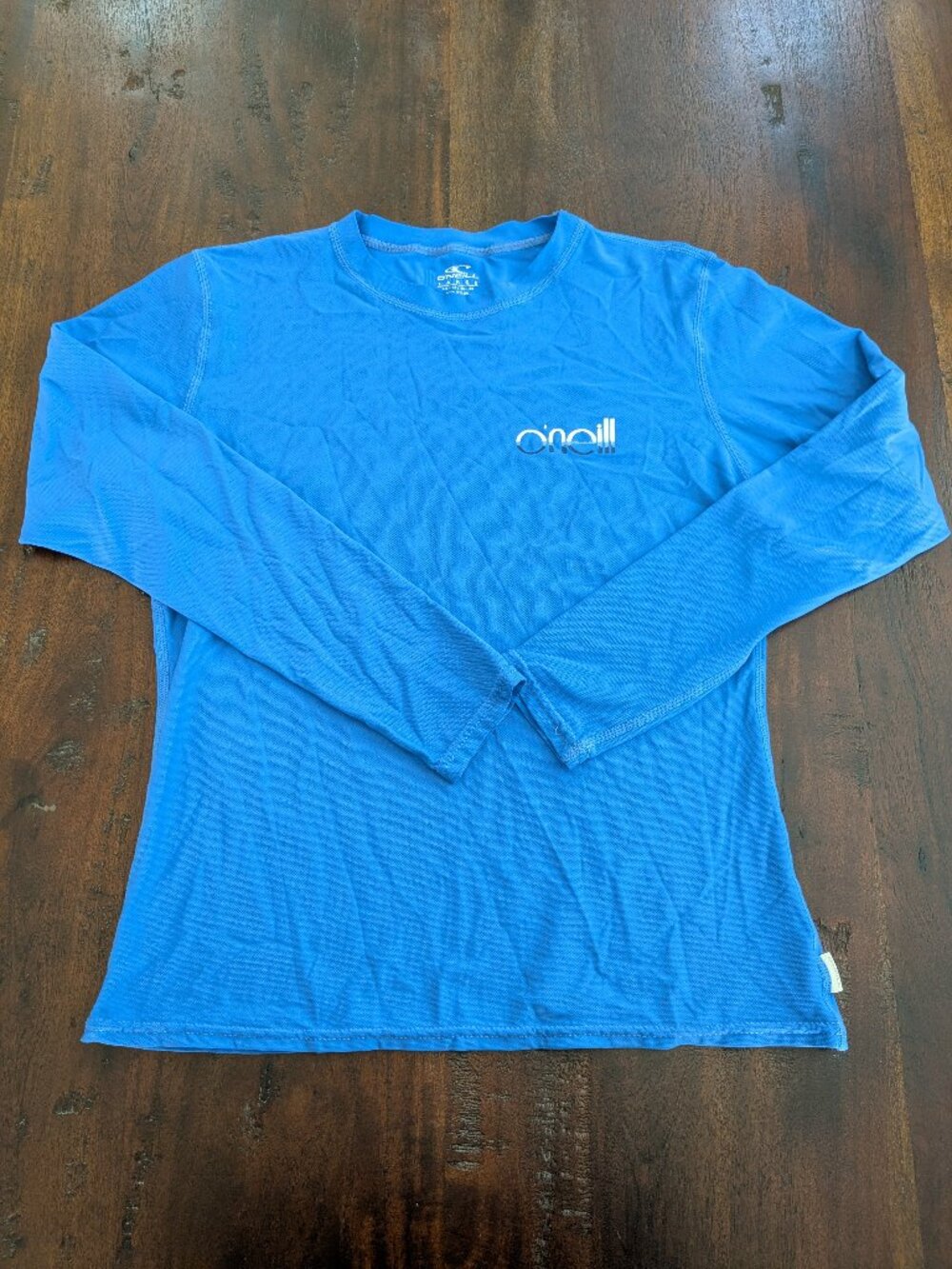 O'Neill Women's Long Sleeve Rashguard - Blue - Size Large